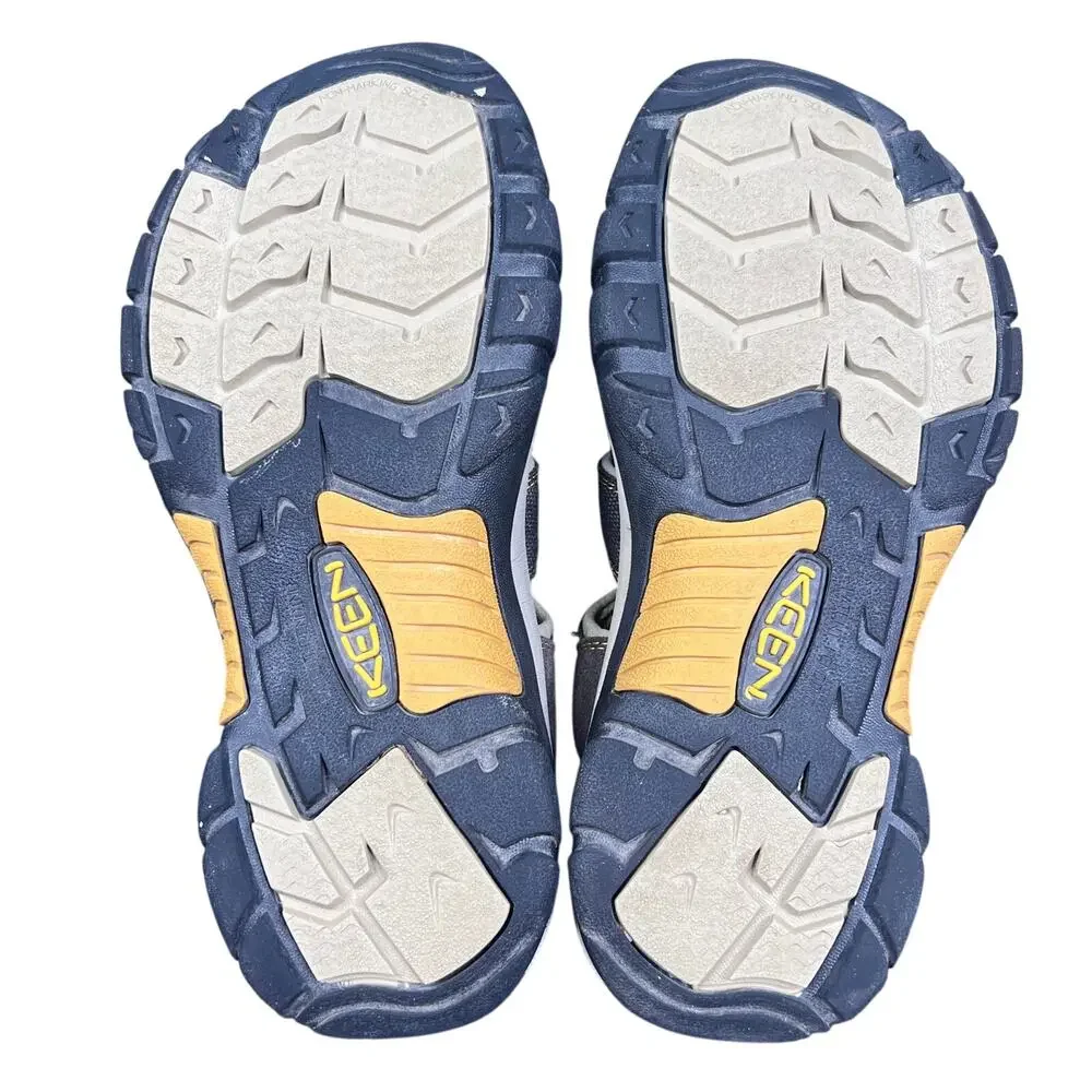 Keen Newport H2 Men's Brown Yellow Closed Toe Water Hiking Sandals Size 9.5